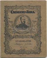 cca 1930 Kézzel írt füzet, benne korabeli tánc és cigány dalok szövegével a Szomorú vasárnaptól a Vén cigányig. Sok beírt oldal