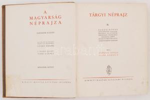 Győrffy István-Viski Károly: A magyarság néprajza. Tárgyi néprajz II. Bp., (1941), Királyi Magyar Eg...