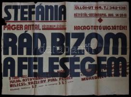 cca 1930 A pesterzsébeti Tátra mozi és a Műkedvelő színház egy egy plakátja