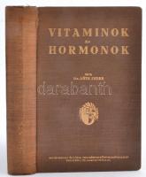 Góth Endre dr.: Vitaminok és hormonok. 178 ábrával és 15 táblázattal. Budapest, 1943, Novák. Aranyozott, kiadói egészvászon kötésben, jó állapotban