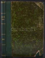 1908 Turisták lapja - folyóirat a turistaság és honismeret terjesztésére. Komplett évfolyam korabeli, aranyozott félvászon kötésben. 68 képpel és egy térképvázlattal.