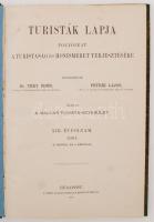 1901 Turisták lapja - folyóirat a turistaság és honismeret terjesztésére. Komplett évfolyam korabeli...
