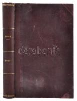 1903 Uránia. Népszerű tudományos folyóirat. IV. évfolyam. 1-12. szám. Teljes, hiánytalan! Szerk. Klupathy Jenő és legifj. Szász Károly. Bp. 1903, Hornyánszky. Számos szövegközti fényképpel, ábrával illusztrálva. Korabeli vászonkötésben.