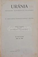 1903 Uránia. Népszerű tudományos folyóirat. IV. évfolyam. 1-12. szám. Teljes, hiánytalan! Szerk. Klu...