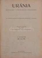 1907 Uránia. Népszerű tudományos folyóirat. VIII. évfolyam. 1-12. szám. Teljes, hiánytalan! Szerk. K...