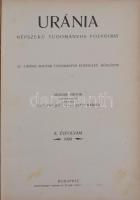1909 Uránia. Népszerű tudományos folyóirat. X. évfolyam. 1-12. szám. Teljes, hiánytalan! Szerk. Klup...