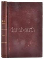 1892 Archeologiai Értesítő - A M. Tud. Akadémia arch, bizottságának, az Orsz. régészeti s Emb társulat közlönye. Szerk. Hampel József. Uj folyam XII. Komplett évfolyam. Bp. 1892. MTA. Korabeli félvászon-kötésben, jó állapotban