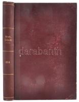 1894 Archeologiai Értesítő - A M. Tud. Akadémia arch, bizottságának, az Orsz. régészeti s Emb társulat közlönye. Szerk. Hampel József. Uj folyam XIV. Komplett évfolyam. Bp. 1894. MTA. Korabeli félvászon-kötésben, jó állapotban