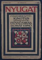 1911 A Nyugat című folyóirat IV. évfolyamának 6. száma, benne Ady Endre, Móricz Zsigmond, Ignotus és mások írásaival