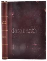 1909 Archeologiai Értesítő - A M. Tud. Akadémia arch, bizottságának, az Orsz. régészeti s Emb társulat közlönye. Szerk. Hampel József. Uj folyam XXIX. Komplett évfolyam. Bp. 1909. MTA. Korabeli félvászon-kötésben, jó állapotban