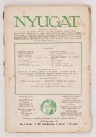 1929 A Nyugat című folyóirat XXII. évfolyamának 2. száma, benne József Attila, Füst Milán és mások írásaival