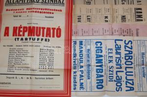 cca 1920-1962 színházi plakátok kb 30 db