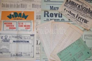 cca 1920-1962 színházi plakátok kb 30 db