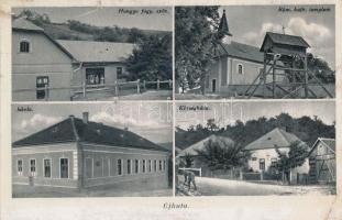 Újhuta, Községháza, Iskola, hangya fogy. szöv. (b)