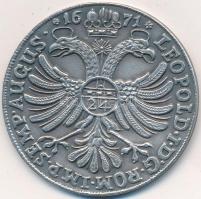 Német Államok / Alsó-Szászország / Northeim 1671. Tallér Ag "I. Lipót" 1971-es jelzett Ag ...