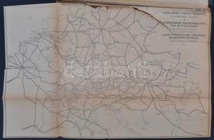 Vegyes térkép tétel: 1. Közép-Európa vázlatos vasúti térképe; 2. Közép-Európa vasúti térképe; 3. Bud...