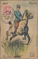 6 db RÉGI motívumlap vegyes minőségben; katonai / 6 old motive cards in mixed quality; military