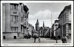 Kassa, Szatmáry György utca / street, leporellocard
