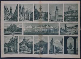 cca 1938 Az ezeréves magyar Felvidék. Bp., Pesti Hírlap. Hátoldalán képekkel a felvidéki városokról....