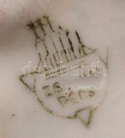 Zsolnay nyuszi, kézzel festett, hibátlan, jelzett / Zsolnay chinaware figure 7 cm