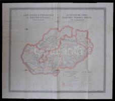 1888 Archi-dioecesis Strigoniensis et dioecesis Nitriensis ineunte saeculo XIV. Az esztergomi érseki és nyitrai püspöki megyék a XIV-ik század elején. Készítették Ortvay Tivadar és Hrubant László. 1:600000, Photolitographie und Schnellpressendruck des k. u. k. militär.geographischen Institutes in Wien. A hajtások mentén kis szakadásokkal, 63×71,5 cm