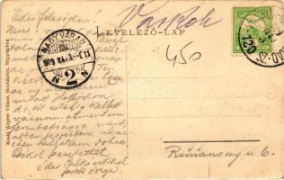 Belényes, Görög katolikus püspöki palota és fiú internátus; kiadó Wagner Vilmos / Greek episcopal pa...