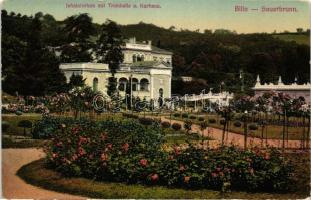 4 db RÉGI cseh városképes lap vegyes minőségben; Warnsdorf, Reichenberg, Bilin, Príbram / 4 old Czec...