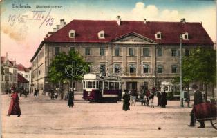 3 db RÉGI cseh városképes lap vegyes minőségben; Brünn, Budweis, Böhmische Trübau / 3 old Czech town...