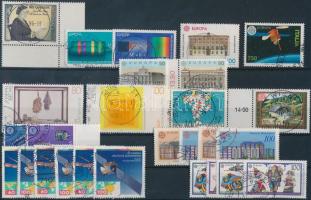 Europa CEPT motívum 1987-1996 52 db bélyeg teljes sorokkal 2 stecklapon Europa CEPT 1987-1996 52 sta...