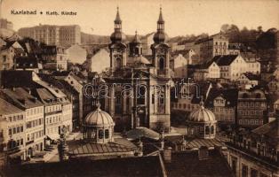 Karlovy Vary, Karlsbad; - 5 old postcards; mixed quality
