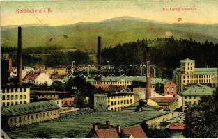 Liberec, Reichenberg; Joh. Liebig Fabriken / factory (fa)