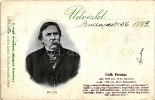 1899 Deák Ferencz; A Nagy Évszázad No. 508., kiadó Fürth Benedek (EB)