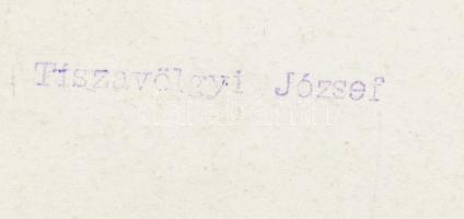 cca 1944 Budapest, óvóhely szentelési ünnepség, Tiszavölgyi József felvételei, 2 db pecséttel jelzet...