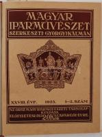 1925 Magyar Iparművészet. Az Országos Magyar Iparművészeti Múzeum és Iskola és az Orsz. Magyar Iparm...
