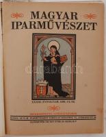 1929 Magyar Iparművészet. Az Országos Magyar Iparművészeti Múzeum és Iskola és az Orsz. Magyar Iparművészeti Társulat Közlönye. XXXII-XXXIII. évf. 1929-1930. (egybekötve) Szerk. Györgyi Kálmán. Korabeli, félvászon kötésben, jó állapotban