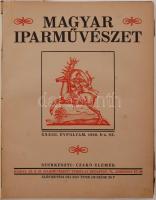1929 Magyar Iparművészet. Az Országos Magyar Iparművészeti Múzeum és Iskola és az Orsz. Magyar Iparm...