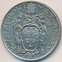Vatikán 1936. 1L "XI. Pius" T:1-,2
Vatican 1936. 1 Lira Ag "Pius XI" C:AU,XF