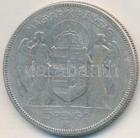 1930. 5P Ag "Horthy jobbra" T:3
Adamo P8