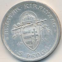 1938. 5P Ag "Szent István" T:2
Adamo P8.1