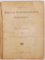 Gracza György: Az 1848-49-iki Magyar Szabadságharcz Története. Budapest, [1894], Lampel. Kopottas ki...