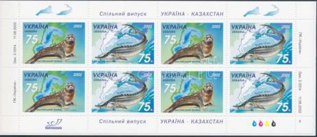 Marine animals stampbooklet Tengeri állatok bélyegfüzet