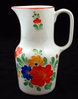 Gránit boros készlet kiöntővel, kézzel festett, jelzett, hibátlan