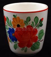 Gránit boros készlet kiöntővel, kézzel festett, jelzett, hibátlan