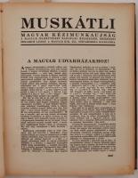 1935 Magyar Iparművészet. Az Országos Magyar Iparművészeti Múzeum és Iskola és az Orsz. Magyar Iparművészeti Társulat Közlönye. XXXVIII. évf. 1935. Szerk: Szablya Fischauf / Spolarich. Korabeli, félvászon kötésben, jó állapotban