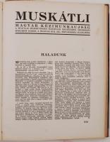 1935 Magyar Iparművészet. Az Országos Magyar Iparművészeti Múzeum és Iskola és az Orsz. Magyar Iparm...