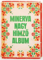 1976 Minerva nagy hímzőalbum. Szerk.: Soltész Nagy Anna. Bp., Minerva. Megviselt állapotban.