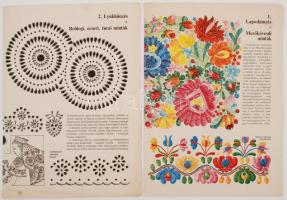 1976 Minerva nagy hímzőalbum. Szerk.: Soltész Nagy Anna. Bp., Minerva. Megviselt állapotban