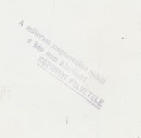 cca 1940 Muráti Lili (1912-2003) színésznő lakásának erkélyén, Rozgonyi felvétele, feliratozva, pecs...