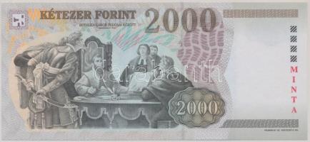 2003. 2000Ft piros "MINTA" felülnyomással "CA 0000191" sorozat- és sorszámmal T:...