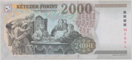 2004. 2000Ft piros "MINTA" felülnyomással "CA 0000184" sorozat- és sorszámmal T:...